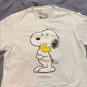 Uniqlo Kaws Peanuts White T-shirt